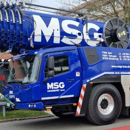 Der fünfte 250-Tonner für die MSG Krandienst GmbH