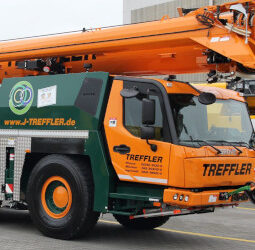 Ein weiterer GMK-Mobilkran für die neue TREFFLER Niederlassung im Allgäu