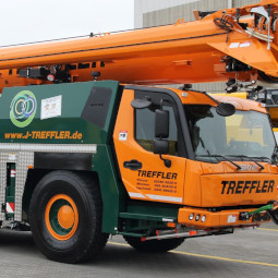 Ein weiterer GMK-Mobilkran für die neue TREFFLER Niederlassung im Allgäu