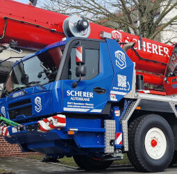 Ein GMK3060L-1 verstärkt den Fuhrpark von Scherer Autokrane Neuerkirch
