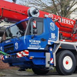 Ein GMK3060L-1 verstärkt den Fuhrpark von Scherer Autokrane Neuerkirch