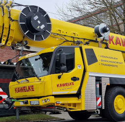 Aller guten Dinge sind drei: Krandienst Kawelke übernimmt neuen Grove GMK4100L-2