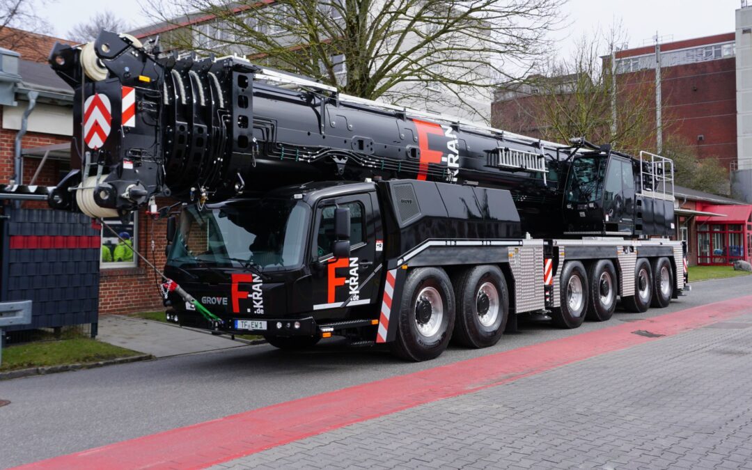 Stark eingestiegen – GMK6450-1 für Fröhlich Bau Kran- und Baustellenlogistik