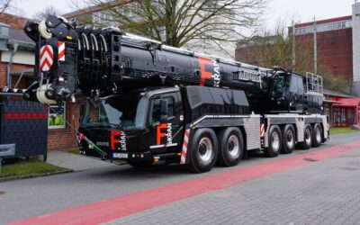 Stark eingestiegen – GMK6450-1 für Fröhlich Bau Kran- und Baustellenlogistik